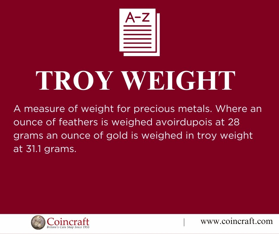 Glossary - Troy Weight - Coincraft